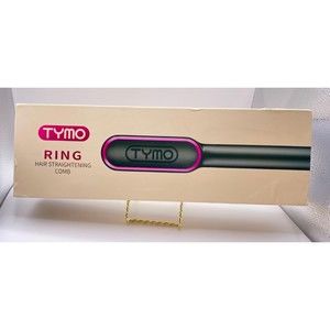 Tymo Ring Hair Straightening Comb Boxed Set PTC Heat Tech NEW Storage Case Clips